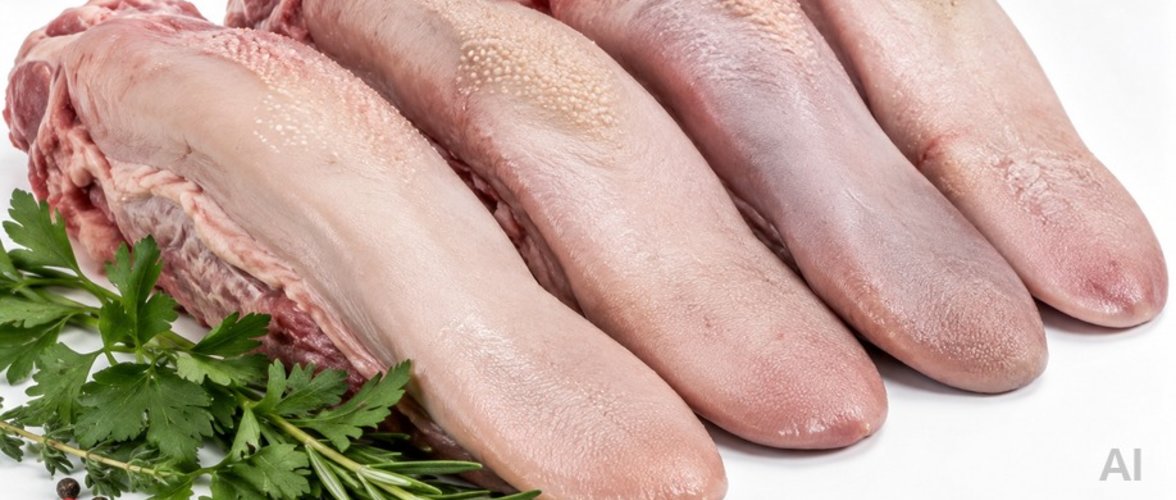 Охлажденные и замороженные бараньи языки