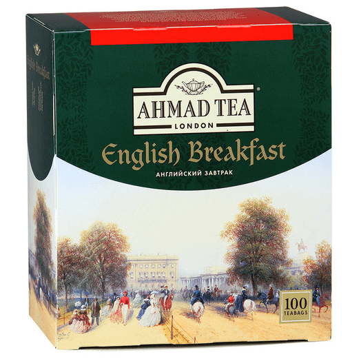 Чай Англ. завтрак 'Ahmad Tea' 100пак/уп