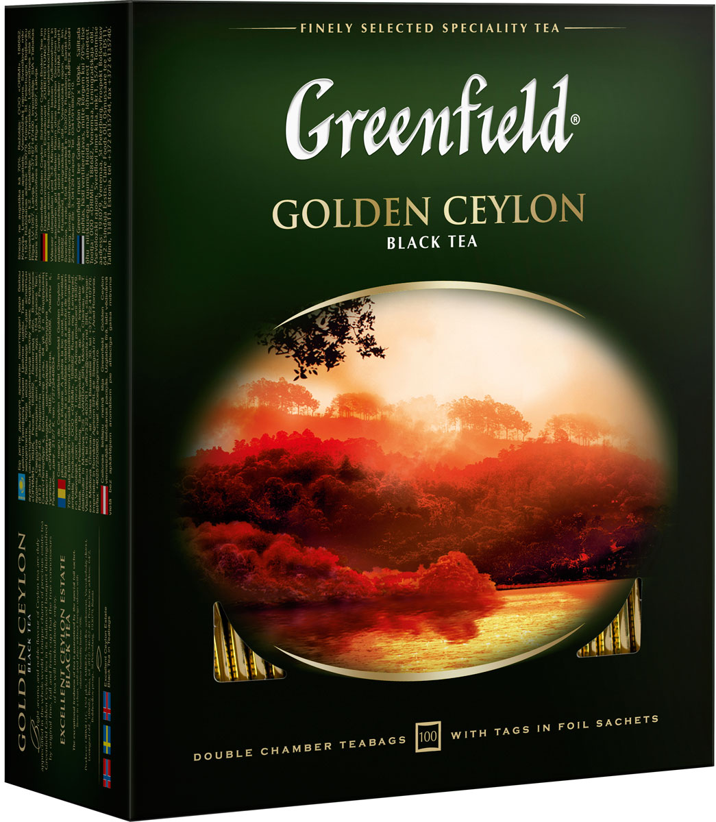 Чай Greenfiled Golden Ceylon 100пак/уп