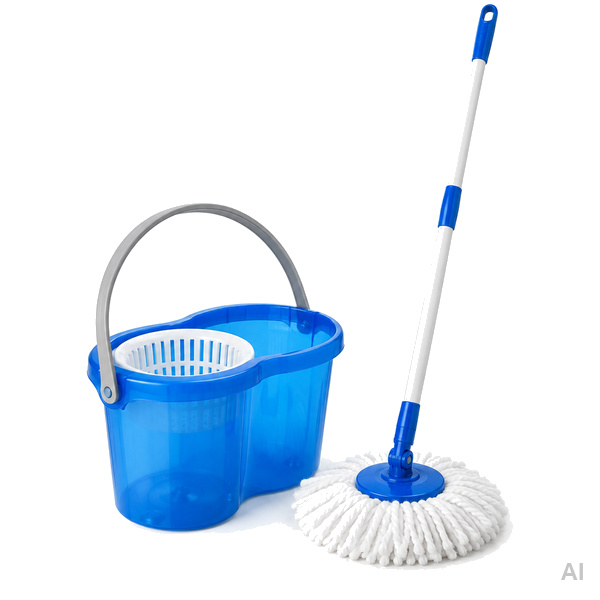 Ведро 14л со шваброй