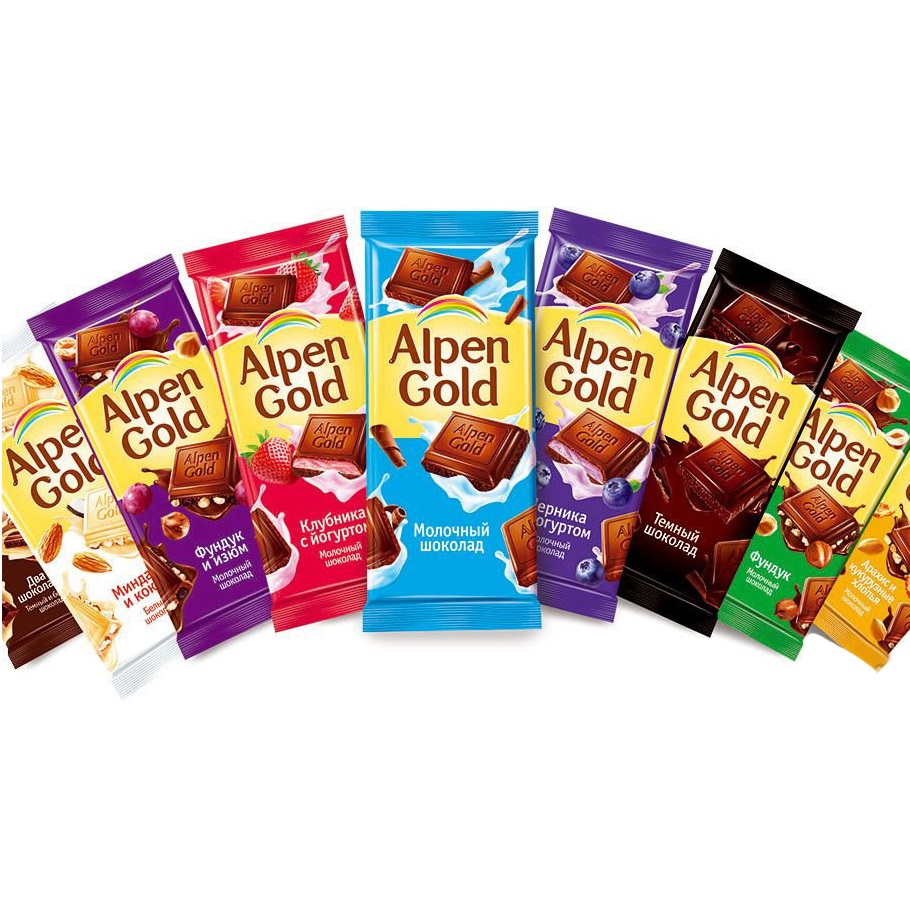 Идеи для шоколадки Alpen Gold