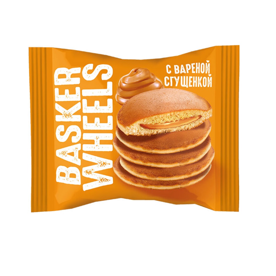 «Basker Wheels», pancake с вареной сгущенкой, 36 г