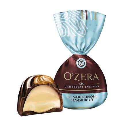 Конфеты шоколадные OZera с молочной начинкой