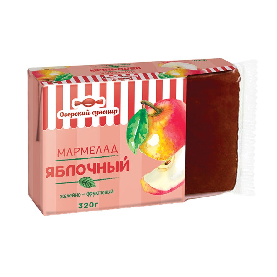 «Озёрский сувенир», мармелад «Яблочный», 100% натуральный продукт, 320 г